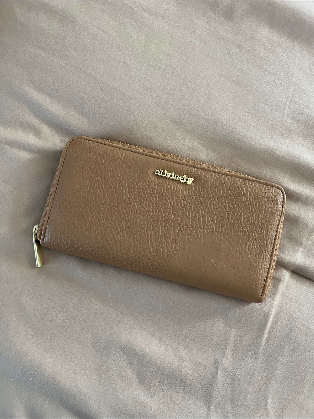 Olivia + Joy  Zip-Around Wallet - Croissant color